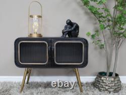 Industrial Metal Rustic Sideboard Cabinet Chest of Drawers Vintage Storage Unit