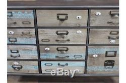 Industrial Rustic Multi Drawer Cabinet