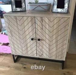 Industrial Style Cabinet Cupboard Storage Unit Sideboard Hallway Console Table