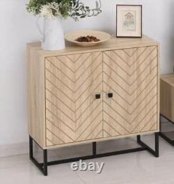 Industrial Style Cabinet Cupboard Storage Unit Sideboard Hallway Console Table