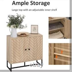 Industrial Style Cabinet Cupboard Storage Unit Sideboard Hallway Console Table