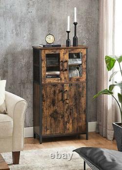 Industrial Style Cupboard Vintage Cabinet Low Kitchen Pantry Rustic Storage Unit