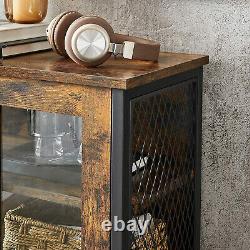 Industrial Style Cupboard Vintage Cabinet Low Kitchen Pantry Rustic Storage Unit