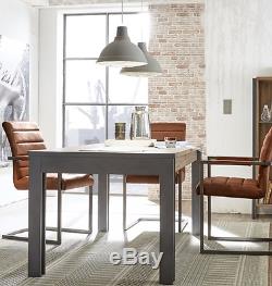 Industrial Style Dining Table Vintage Kitchen Furniture Large Wooden Retro Room