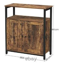 Industrial Style Storage Cabinet Vintage Multipurpose Kitchen Cupboard Sideboard