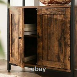Industrial Style Storage Cabinet Vintage Multipurpose Kitchen Cupboard Sideboard