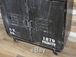 Industrial Vintage Chest Of Drawers Bedside Storage Display Cabinet