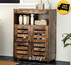 Industrial Vintage Cupboard Cabinet Hall Slim Sideboard Storage Unit Side Table