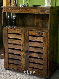 Industrial Vintage Cupboard Cabinet Hall Slim Sideboard Storage Unit Side Table