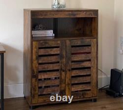 Industrial Vintage Cupboard Cabinet Hall Slim Sideboard Storage Unit Side Table