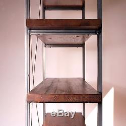 Industrial Vintage Rustic Free Standing Book Shelves. Display Unit, Bookcase