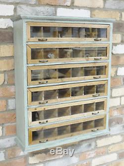 Industrial Vintage Wall Cabinet Cupboard Storage Shelves Unit Chest Of Drawers Z