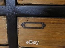 Industrial sideboard retro urban vintage 9 drawer chest sideboard cabinet 155cm