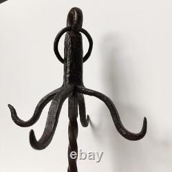 Iron Kitchen Hook Vintage Reclaimed Retro Kitchenalia Blacksmith Made Food Hook