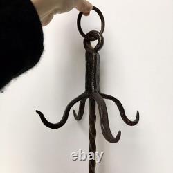Iron Kitchen Hook Vintage Reclaimed Retro Kitchenalia Blacksmith Made Food Hook
