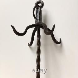 Iron Kitchen Hook Vintage Reclaimed Retro Kitchenalia Blacksmith Made Food Hook