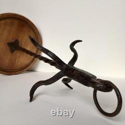 Iron Kitchen Hook Vintage Reclaimed Retro Kitchenalia Blacksmith Made Food Hook