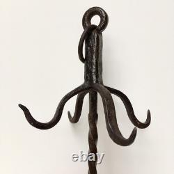 Iron Kitchen Hook Vintage Reclaimed Retro Kitchenalia Blacksmith Made Food Hook