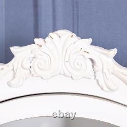 Ivory Ornate Wall Cabinet Wall Mounted Unit Display Rustic Shabby Vintage Chic