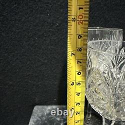 Job lot crystal glass 36 Pieces Rare Vintage/ Antique