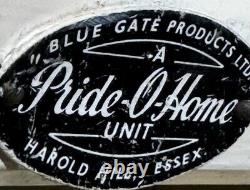 KITCHEN CABINET LARDER CUPBOARD KITCHEN QUEEN BLUE PRIDE O HOME VINTAGE C1940s