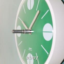 KRUPS Wall TOP Clock CHRON POP Vintage RARITY! RETRO Space Age Mid Century GREEN