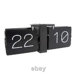 Karlsson Flip Clock Minimal Black