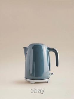 Kettle Toaster Microwave AirFryer Kitchen Set Teal Blue Retro Stylish Vintage UK