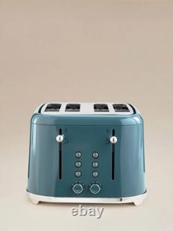 Kettle Toaster Microwave AirFryer Kitchen Set Teal Blue Retro Stylish Vintage UK