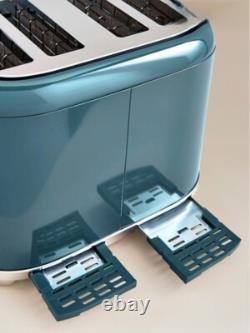 Kettle Toaster Microwave AirFryer Kitchen Set Teal Blue Retro Stylish Vintage UK