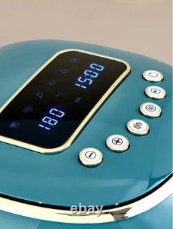 Kettle Toaster Microwave AirFryer Kitchen Set Teal Blue Retro Stylish Vintage UK