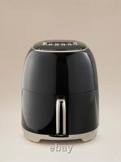 Kettle Toaster Microwave Air Fryer Kitchen Set Black Retro Stylish Vintage GIFT