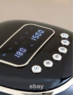 Kettle Toaster Microwave Air Fryer Kitchen Set Black Retro Stylish Vintage GIFT