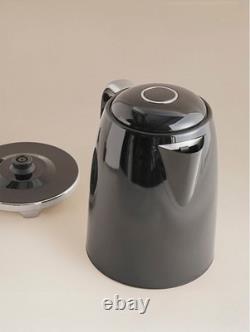 Kettle Toaster Microwave Kitchen Set Black Retro Stylish Vintage Essenti GIFT UK