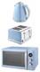 Kettle Toaster Microwave Matching Swan Retro Blue Vintage Kitchen Set Elegant Uk