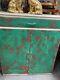 Kitchen 1960s Unit Vintage, Retro Cabinet, Distressed Paint. Funky And Bright