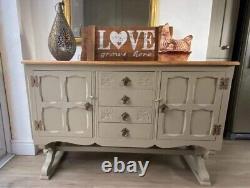 Kitchen Buffet Sideboard, Sage Green Vintage Piece