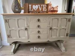 Kitchen Buffet Sideboard, Sage Green Vintage Piece