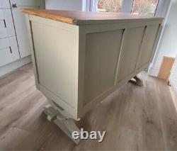 Kitchen Buffet Sideboard, Sage Green Vintage Piece