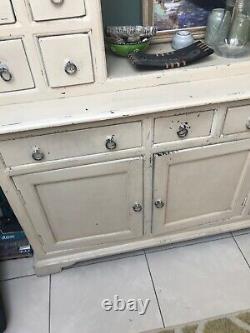 Kitchen Dresser in solid wood painted cream