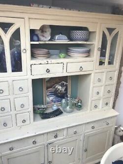 Kitchen Dresser in solid wood painted cream