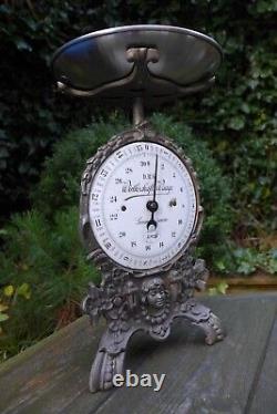 Kitchen Scale Wirtschafts 10kg Retro Vintage Antique Collector Decoration 27-43