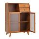 Kitchen Sideboard Buffet Cabinet Storage Cupboard Organizer With Drawer & Shelf