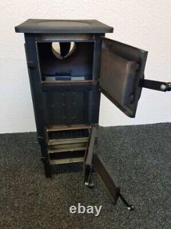 LOG BURNER STOVE WOOD FLUE SYSTEM PIPES SET 6.5KW GARAGE SHED WORKSHOP 125mm 5