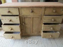 Large Antique Pine Sideboard lots of character