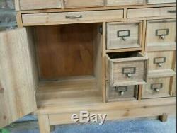 Large Apothecary Cabinet Haberdashery Storage Unit Chest Of Drawers