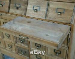 Large Apothecary Cabinet Haberdashery Storage Unit Chest Of Drawers