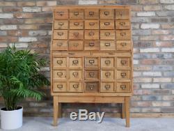 Large Apothecary Cabinet Haberdashery Storage Unit Chest of Drawers / Vintage