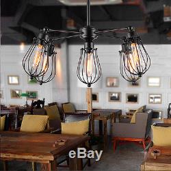 Large Chandelier Vintage Ceiling Lights Kitchen Pendant Lighting Shop Black Lamp