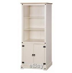 Large Kitchen Larder Free Standing Cabinet Tall White Furniture Pantry Cupboard